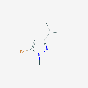 molecular formula C7H11BrN2 B2881351 5-Bromo-3-isopropyl-1-methyl-1H-pyrazole CAS No. 1780931-99-8