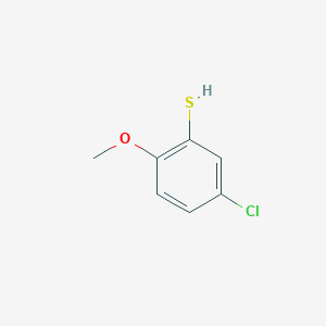 molecular formula C7H7ClOS B2881360 5-Chloro-2-methoxybenzenethiol CAS No. 768-13-8