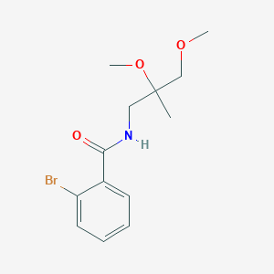 2-bromo-N-(2,3-dimethoxy-2-methylpropyl)benzamide