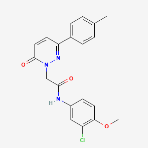 N-(3-chloro-4-methoxyphenyl)-2-[3-(4-methylphenyl)-6-oxopyridazin-1(6H)-yl]acetamide