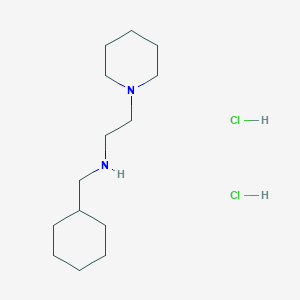 N-(Cyclohexylmethyl)-2-piperidin-1-ylethanamine;dihydrochloride