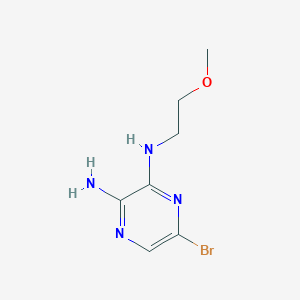 6-Bromo-N2-(2-methoxyethyl)pyrazine-2,3-diamine
