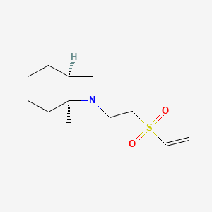 molecular formula C12H21NO2S B2881446 (1S,6S)-7-(2-Ethenylsulfonylethyl)-6-methyl-7-azabicyclo[4.2.0]octane CAS No. 2249476-93-3