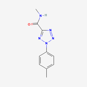 molecular formula C10H11N5O B2881448 N-methyl-2-(p-tolyl)-2H-tetrazole-5-carboxamide CAS No. 1396713-07-7