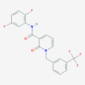 N-(2,5-difluorophenyl)-2-oxo-1-(3-(trifluoromethyl)benzyl)-1,2-dihydropyridine-3-carboxamide