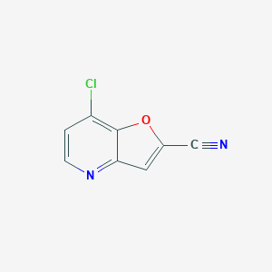 7-Chloro-furo[3,2-B]pyridine-2-carbonitrile