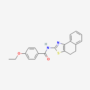 molecular formula C20H18N2O2S B2881467 N-(4,5-二氢萘并[1,2-d]噻唑-2-基)-4-乙氧基苯甲酰胺 CAS No. 391229-66-6