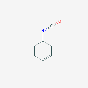 molecular formula C7H9NO B2881485 4-Isocyanatocyclohex-1-ene CAS No. 4103-88-2