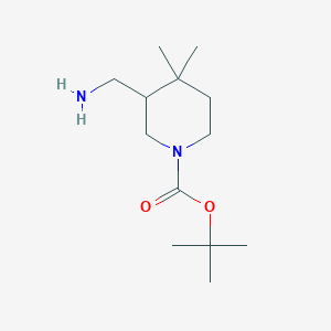 tert-Butyl 3-(aminomethyl)-4,4-dimethylpiperidine-1-carboxylate