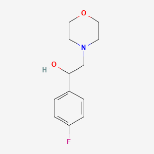 1-(4-Fluorophenyl)-2-(morpholin-4-yl)ethan-1-ol