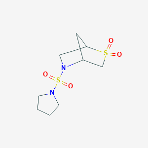 5-(Pyrrolidin-1-ylsulfonyl)-2-thia-5-azabicyclo[2.2.1]heptane 2,2-dioxide