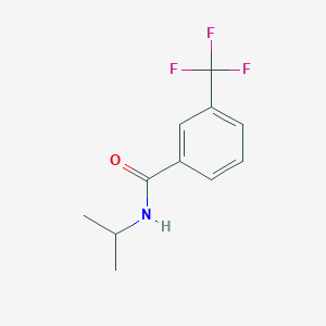 molecular formula C11H12F3NO B2881642 N-propan-2-yl-3-(trifluoromethyl)benzamide CAS No. 782-70-7