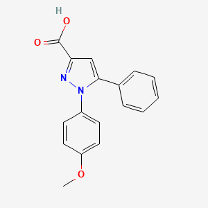 1-(4-Methoxyphenyl)-5-phenyl-1h-pyrazole-3-carboxylic acid