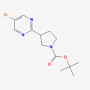 Tert-butyl 3-(5-bromopyrimidin-2-yl)pyrrolidine-1-carboxylate