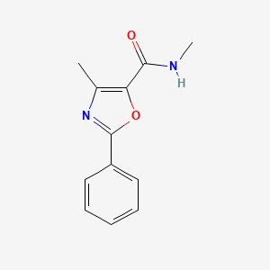 N,4-dimethyl-2-phenyl-1,3-oxazole-5-carboxamide