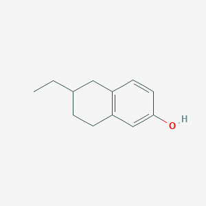 molecular formula C12H16O B2881709 6-Ethyl-5,6,7,8-tetrahydronaphthalen-2-ol CAS No. 500615-59-8