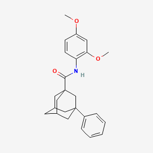 N-(2,4-dimethoxyphenyl)-3-phenyladamantane-1-carboxamide