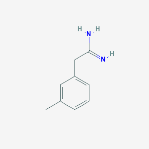 molecular formula C9H12N2 B2881757 2-(3-Methylphenyl)ethanimidamide CAS No. 802557-83-1