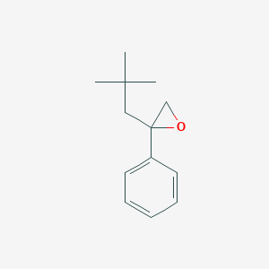 molecular formula C13H18O B2881767 2-(2,2-Dimethylpropyl)-2-phenyloxirane CAS No. 2248268-12-2