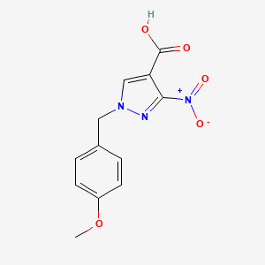 1-(4-methoxybenzyl)-3-nitro-1H-pyrazole-4-carboxylic acid