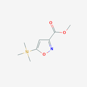 B2881840 Methyl 5-trimethylsilyl-1,2-oxazole-3-carboxylate CAS No. 1417725-05-3