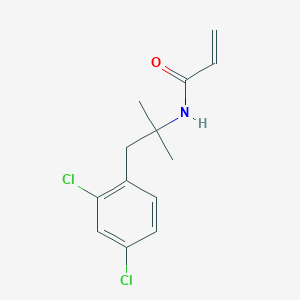 N-[1-(2,4-Dichlorophenyl)-2-methylpropan-2-yl]prop-2-enamide