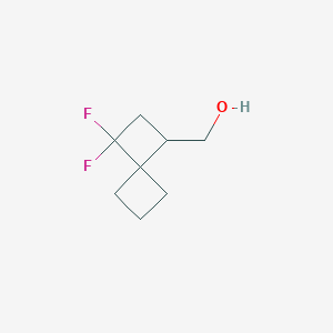 molecular formula C8H12F2O B2881858 (3,3-Difluorospiro[3.3]heptan-1-yl)methanol CAS No. 2503208-68-0