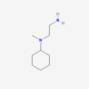 molecular formula C9H20N2 B2881860 N-(2-aminoethyl)-N-methylcyclohexanamine CAS No. 14256-69-0; 245487-33-6