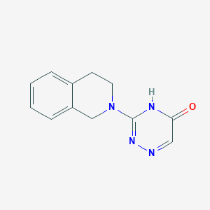 3-(3,4-dihydroisoquinolin-2(1H)-yl)-1,2,4-triazin-5(4H)-one