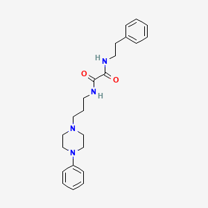 N1-phenethyl-N2-(3-(4-phenylpiperazin-1-yl)propyl)oxalamide