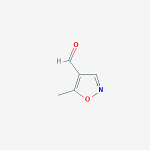 molecular formula C5H5NO2 B2881987 5-Methylisoxazole-4-carbaldehyde CAS No. 475152-48-8