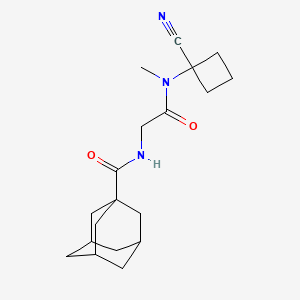 2-[(adamantan-1-yl)formamido]-N-(1-cyanocyclobutyl)-N-methylacetamide