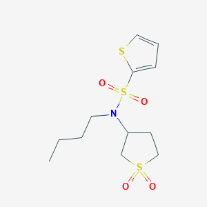 N-butyl-N-(1,1-dioxidotetrahydrothiophen-3-yl)thiophene-2-sulfonamide