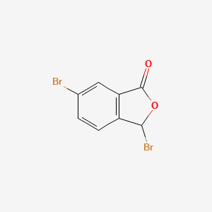 molecular formula C8H4Br2O2 B2882005 3,6-Dibromoisobenzofuran-1(3H)-one CAS No. 40125-50-6