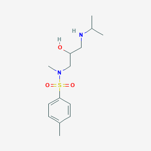 N-(2-hydroxy-3-(isopropylamino)propyl)-N,4-dimethylbenzenesulfonamide