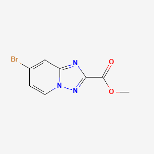 molecular formula C8H6BrN3O2 B2882025 Methyl 7-bromo-[1,2,4]triazolo[1,5-A]pyridine-2-carboxylate CAS No. 1159812-85-7