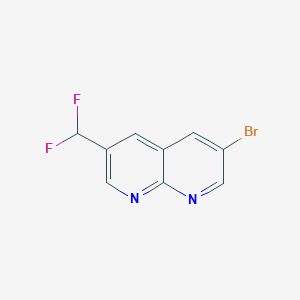 molecular formula C9H5BrF2N2 B2882032 3-Bromo-6-(difluoromethyl)-1,8-naphthyridine CAS No. 2248347-10-4