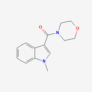 molecular formula C14H16N2O2 B2882051 (1-methyl-1H-indol-3-yl)(morpholino)methanone CAS No. 625090-81-5