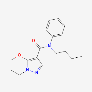 N-butyl-N-phenyl-6,7-dihydro-5H-pyrazolo[5,1-b][1,3]oxazine-3-carboxamide