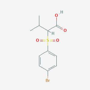 2-(4-Bromophenylsulfonyl)-3-methylbutanoic acid