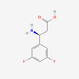 (3S)-3-amino-3-(3,5-difluorophenyl)propanoic acid