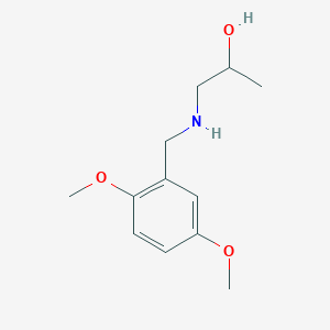 molecular formula C12H19NO3 B2882192 1-[(2,5-二甲氧基苄基)氨基]丙烷-2-醇 CAS No. 861115-43-7