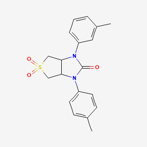 1-(m-tolyl)-3-(p-tolyl)tetrahydro-1H-thieno[3,4-d]imidazol-2(3H)-one 5,5-dioxide