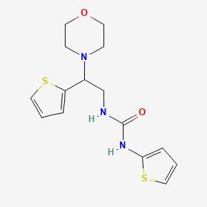 1-(2-Morpholino-2-(thiophen-2-yl)ethyl)-3-(thiophen-2-yl)urea