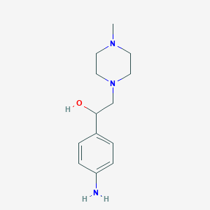 1-(4-Aminophenyl)-2-(4-methylpiperazin-1-yl)ethanol