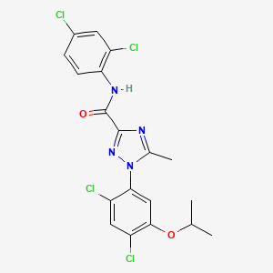 1-(2,4-dichloro-5-isopropoxyphenyl)-N-(2,4-dichlorophenyl)-5-methyl-1H-1,2,4-triazole-3-carboxamide