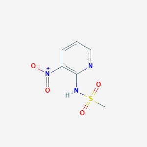 molecular formula C6H7N3O4S B2882260 N-(3-硝基吡啶-2-基)甲磺酰胺 CAS No. 1820716-87-7