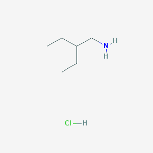 molecular formula C6H16ClN B2882278 2-乙基丁胺盐酸盐 CAS No. 1387445-54-6