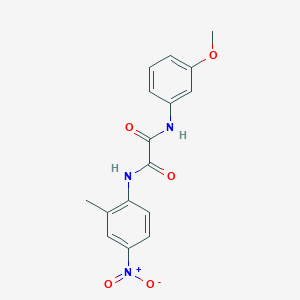 N1-(3-methoxyphenyl)-N2-(2-methyl-4-nitrophenyl)oxalamide