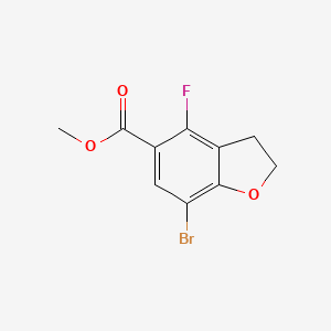Methyl 7-bromo-4-fluoro-2,3-dihydrobenzofuran-5-carboxylate